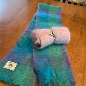 Two Irish Wool Scarfs